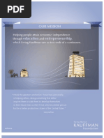 Ewing Marion Kauffman Foundation Overview Infographic