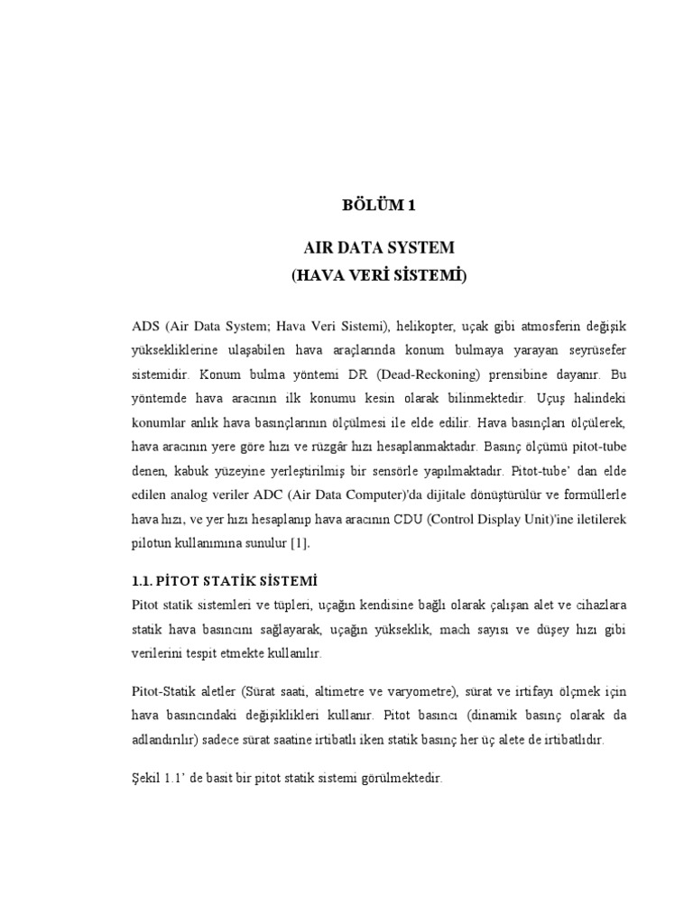 Air Data System and Air Data Computer | PDF
