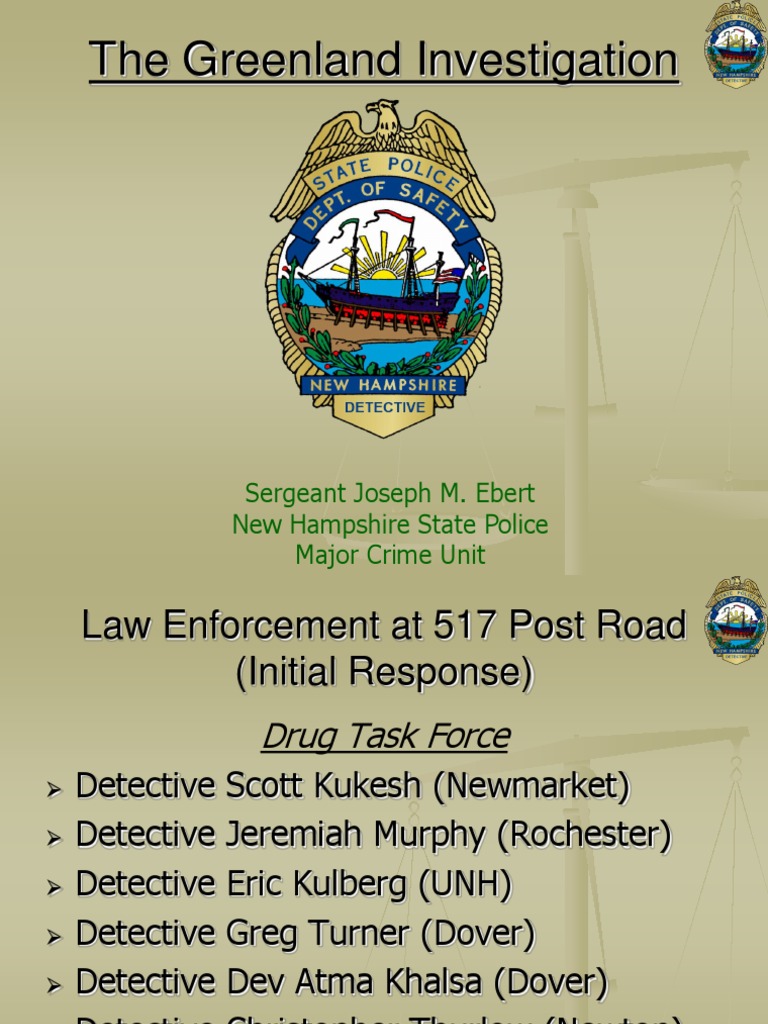 Greenland PowerPoint PDF Law Enforcement Crime & Violence