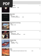 My iTunes Library - Music - Album Listing - Songs by Album (Dec 15, 2012)