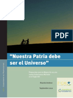 PDF Nuestra Patria Debe Ser El Universo