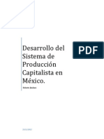 Desarrollo Del Sistema Capitalista en Mexico
