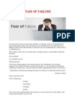 Fear of Failure