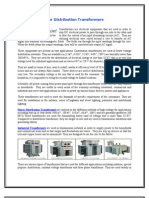 Power Distribution Transformers