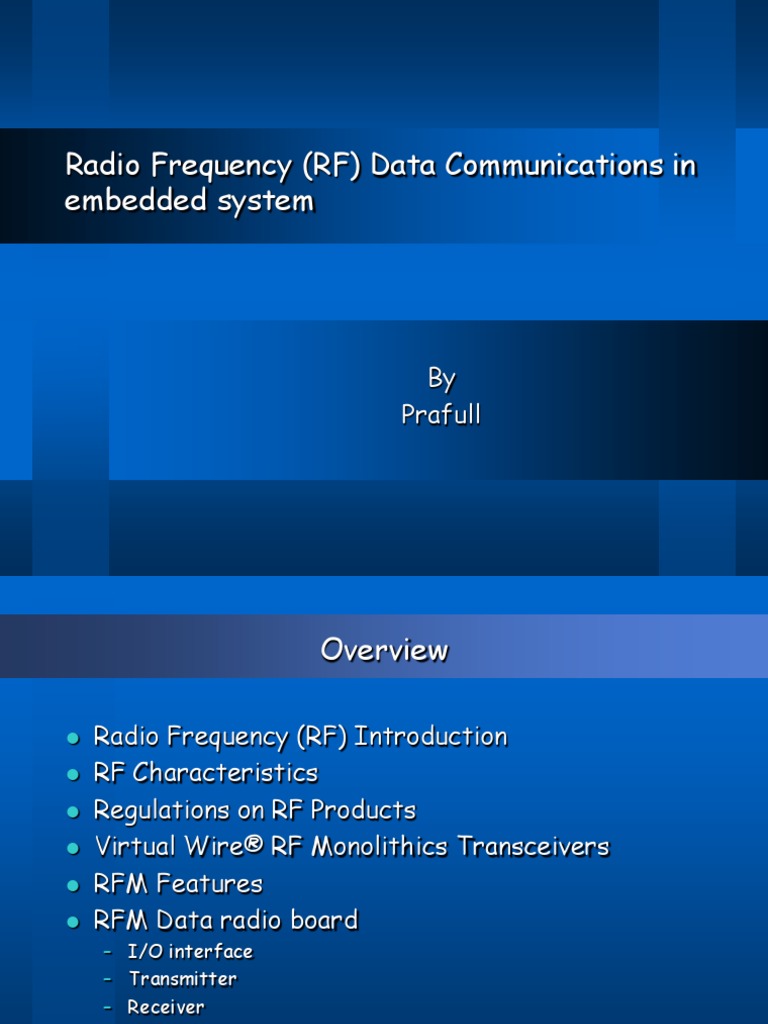 RF PDF Wireless Transmission Control Protocol