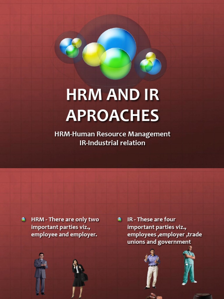 HRM and Ir Aproaches | PDF
