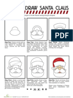 How To Draw Santa Claus: Ho! Ho! Ho! Follow These Steps To Draw Santa Using Simple Shapes