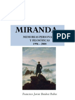 Miranda. Memorias personales y filosóficas 1996 - 2008