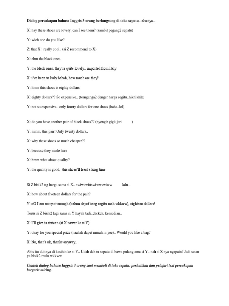 Contoh Dialog 3 Orang Contoh Resource