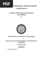 Download Six Weeks Industrial Training Report by Gagan Deep SN116925316 doc pdf