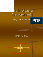 DM - 7- Laws in Disaster Management