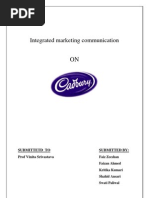 Download Imc Project on Cadbury by Faizan Ahmad SN116937741 doc pdf