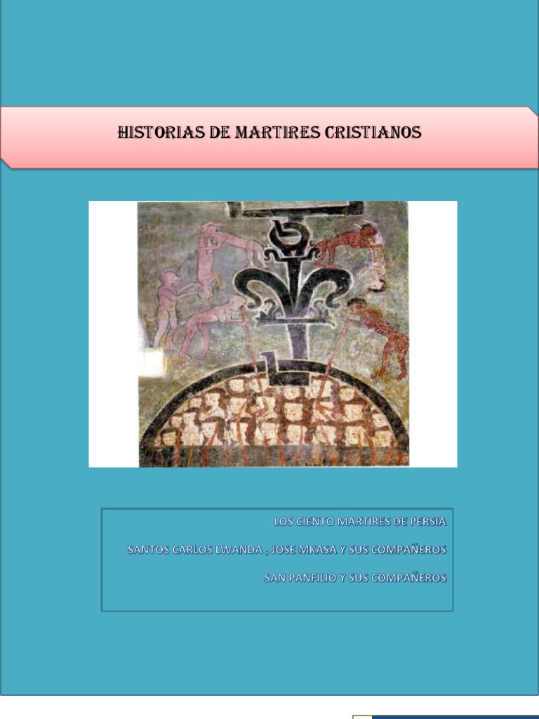 Mártires Cristianos: Carlos Lwanga y Compañeros | PDF | Eusebio ...