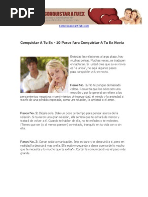 Conquistar A Tu Ex 10 Pasos Para Conquistar A Tu Ex Novia