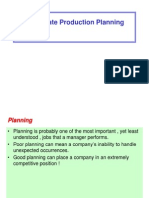 Aggregate Production Planning in Industrial Engineering
