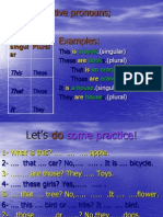 Demonstrative Pronouns by S.İrez Examples:: This That It