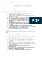 Procedure for Nitrogen Tie-in at UTF area