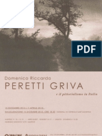 Locandina mostra Domenico Riccardo Peretti Griva