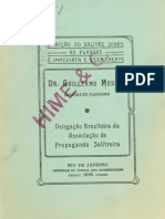 A Accáo Do Salitre Sobre As Plantas e Immediata e Permanente. Delegacáo Brazileira de Associacáo de Propaganda Salitreira. 1910