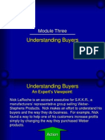 Understanding Buyers: Module Three