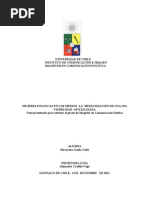 MUJERES POLITICAS EN LOS MEDIOS LA MEDIATIZACIÓN DE UNA (IN)