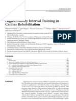 High Intensity Interval Training in Cardiac Rehabilitation