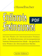 Hasselbacher, Friedrich - Entlarvte Freimaurerei - Band III (1941-1992, 343 S., Scan, Fraktur)