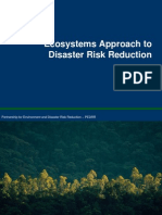 Ecosystem Approach to Disaster Risk Reduction