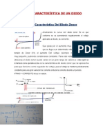 Curva Caracteristica de Un Diodo Zener y Tunel