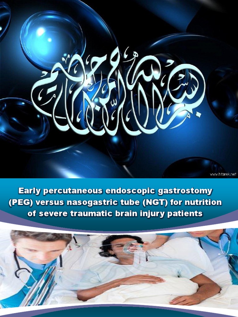 PEG vs nasogastric tube feeding Traumatic Brain Injury Nutrition