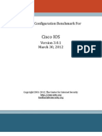 CIS Cisco IOS Benchmark v3.0.1
