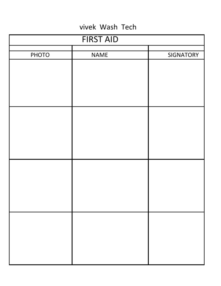 Fire & First Aid | PDF