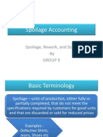 Spoilage Accounting