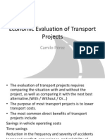 Economic Evaluation of Transport Projects