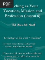 Download 1Lesson 5 Teaching as Your Vocation Mission and Profession by Michelle Calongcagon-Morgado SN116993797 doc pdf
