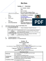 Bio Data Word Format