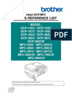 DCP 145, MFC 250c, MFC 490cw, MFC 790cw, MFC 990cw PL M 1