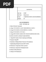 CS2307 - Network Lab Manual(2)