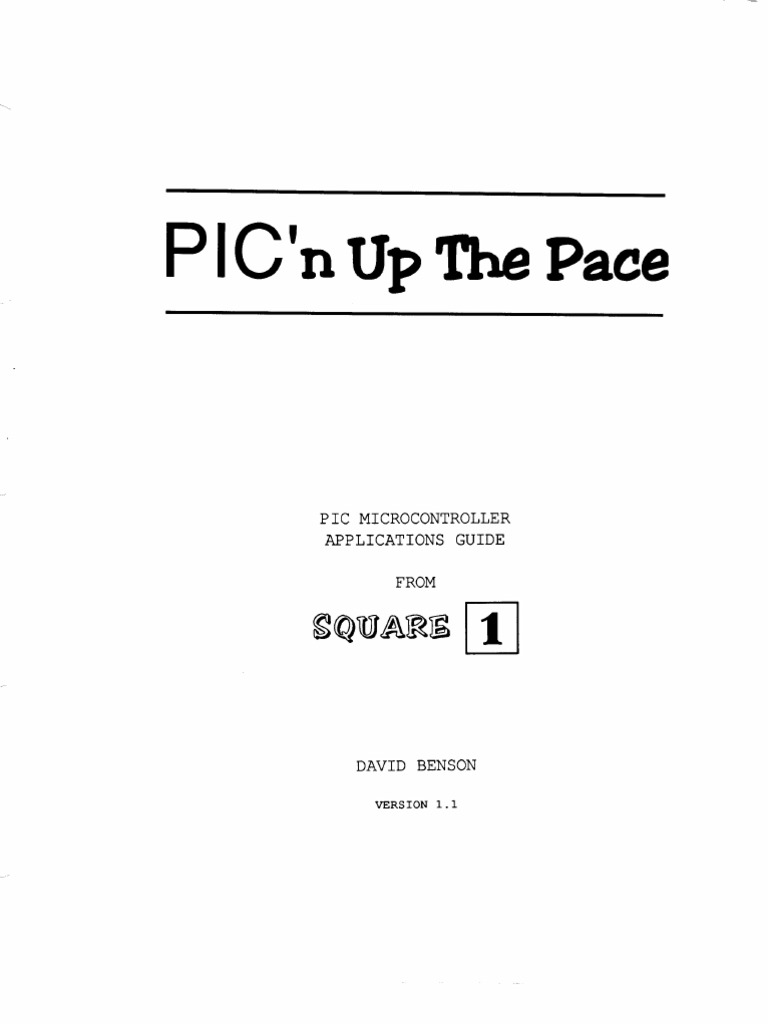 PIC Microcontroller Application Guide PDF | PDF