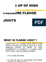 Boxing Up of High Pressure Flance Joints