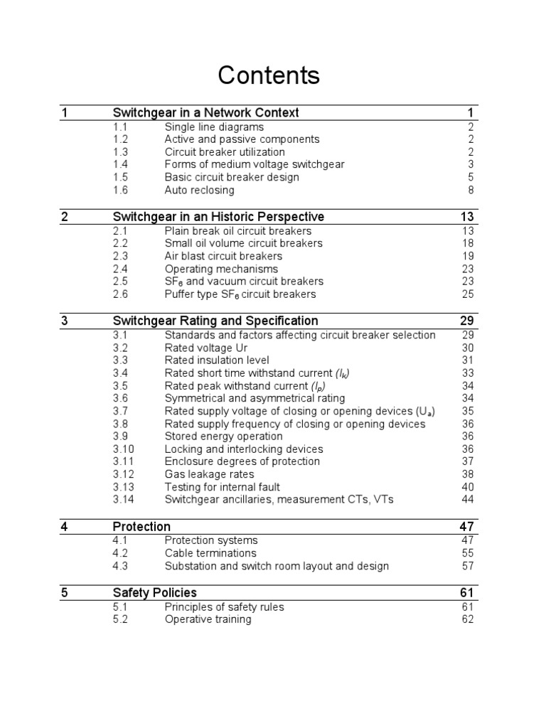 Circuit Breaker Guideline | Electrical Substation | Electrical Components