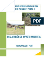 Declaracion de Impacto Ambiental Pichanaki