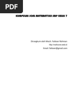 Download Kumpulan Soal Matematika Kelas 7 by MOCH FATKOER ROHMAN SN117014553 doc pdf