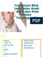 Presentasi Blok Kesehatan Anak