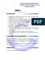 SISTEMAS DE DETECCION Y ALARMA DE INCENDIO Y GAS. Contenido Programatico (