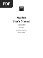 Matseis-1.8 Manual