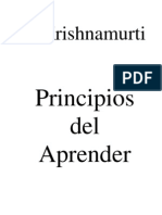 Krishnamurti - Principios Del Aprender