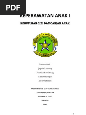 Makalah Nutrisi Pada Anak