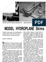 Model Hydroplane