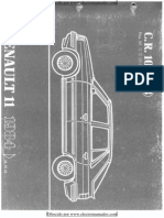 Manual de piezas de Renault 11 de 1984